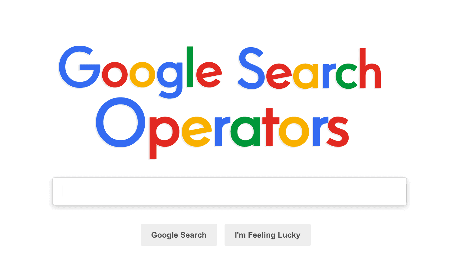 Search Operator